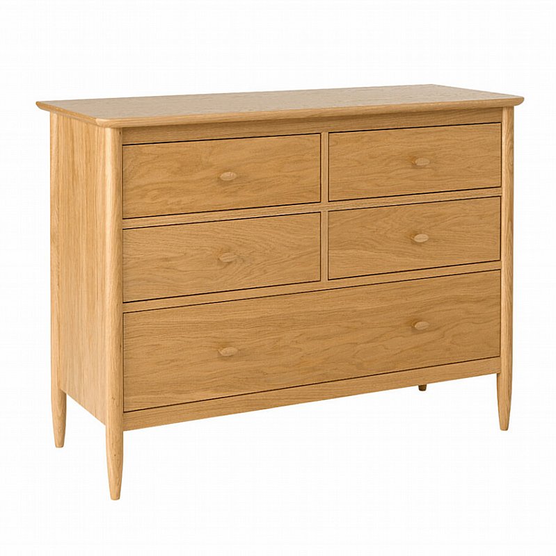 Ercol - Teramo 5 Drawer Wide Chest